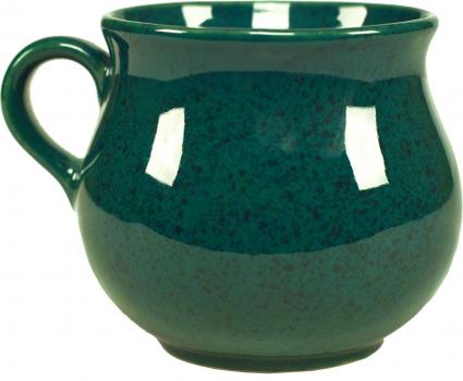 Molly-Mini-Tasse grün Sprenkel