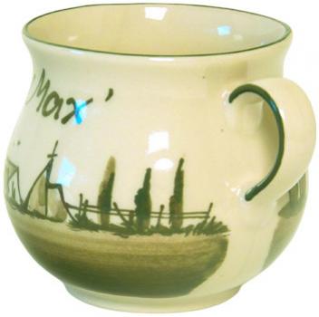 Mollytasse mit Schrift (1 Zeile) Landart