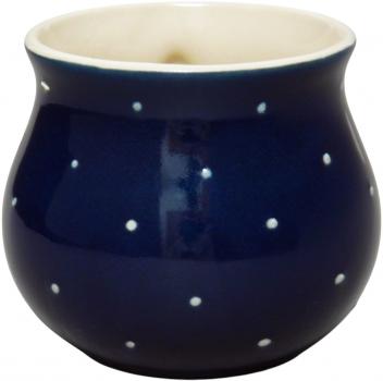 Mollytasse groß 0,4 blau 1 Punkt