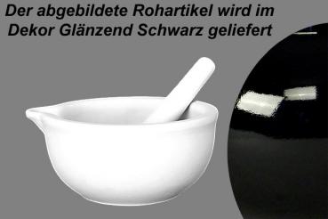 Mörser glänzend schwarz