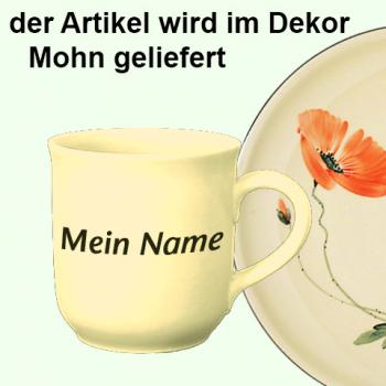 Namensbecher (2 lines) Mohn