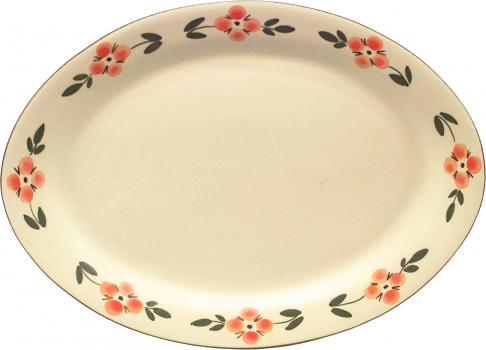 Platte 29 oval Wilde Rose