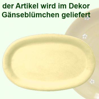 Platte 37 oval Gänseblümchen