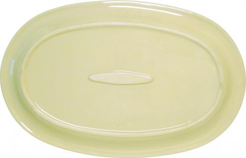 Platte 37 oval Dekor Margueritenblume