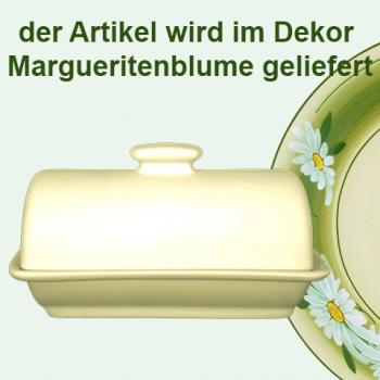 Rollenbutterdose Dekor Margueritenblume