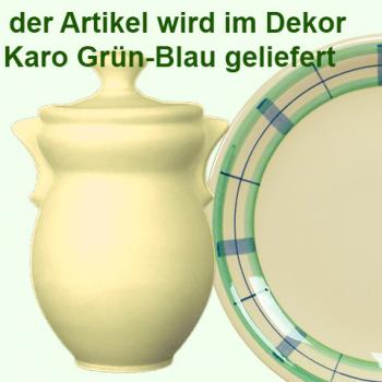 Rumtopf karo grün-blau