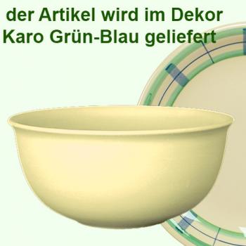 Salatschüssel 13 karo grün-blau