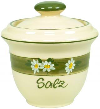 Salztopf Dekor Margueritenblume