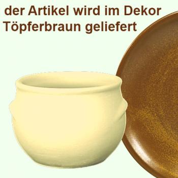 Schmalztopf 150 ml braun