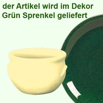 Schmalztopf 100 ml grün Sprenkel