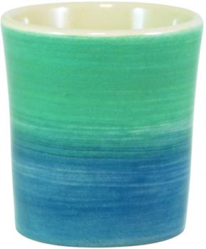 Schnaps-Eierbecher mit Schrift (1 Zeile) Aqua