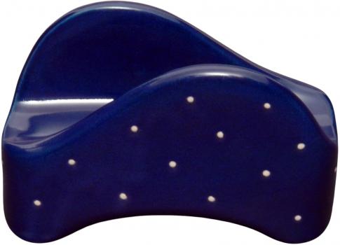 Serviettenhalter blau 1 Punkt