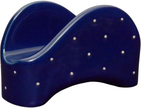 Serviettenhalter blau 1 Punkt