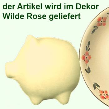 Sparschwein mittel Wilde Rose