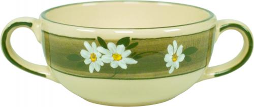 Suppentasse obere Dekor Margueritenblume