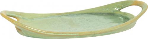 Tablett 25 oval Mint