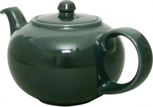 Teekanne 0,6 l grün Sprenkel