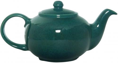 Teekanne 0,9 l grün Sprenkel