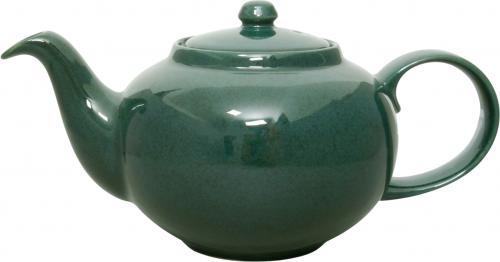 Teekanne 1,5 l grün Sprenkel