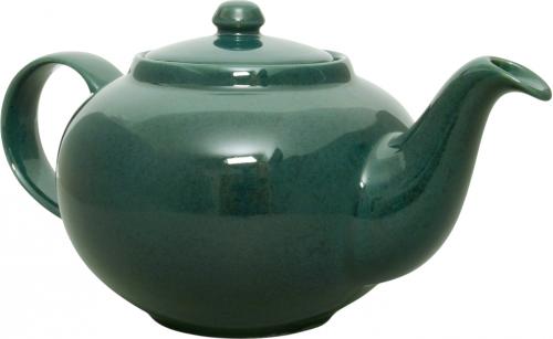 Teekanne 1,5 l grün Sprenkel