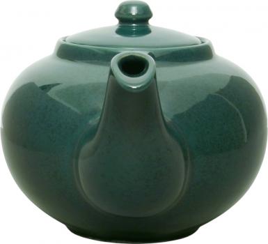 Teekanne 1,5 l grün Sprenkel