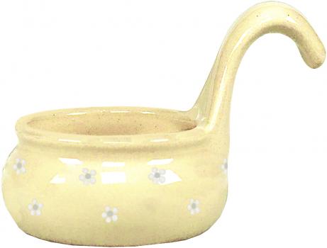 Teelicht mit Henkel Gänseblümchen