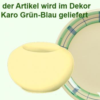 Teelicht karo grün-blau