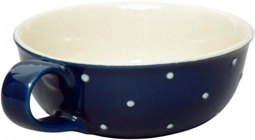 Teeschale blau 1 Punkt