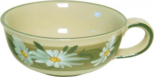 Teeschale Dekor Margueritenblume