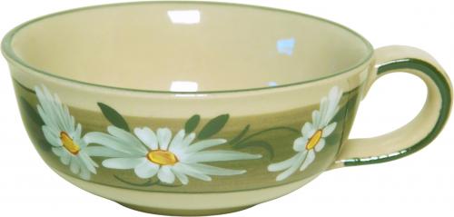 Teeschale Dekor Margueritenblume