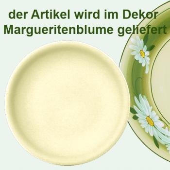 Teller 24 flach Dekor Margueritenblume