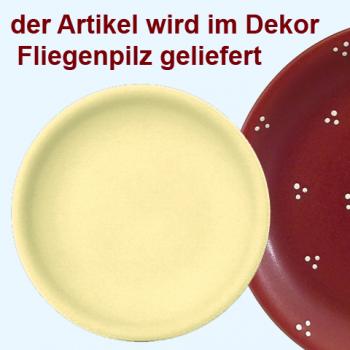 Teller 24 flach Fliegenpilz
