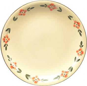 Teller 24 flach Wilde Rose