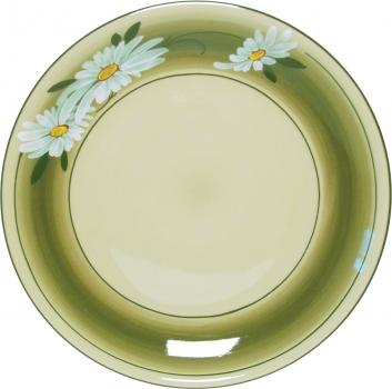 Teller 29 flach Dekor Margueritenblume