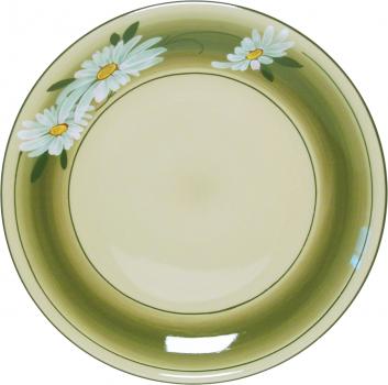 Teller 29 flach Dekor Margueritenblume