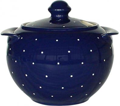Terrine 2,5 blau 3 Punkt