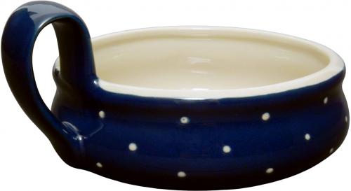 Tiegel blau 3 Punkt