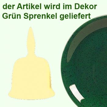 Tischglocke klein grün Sprenkel