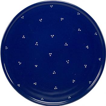 Tortenplatte 32 blau 3 Punkt