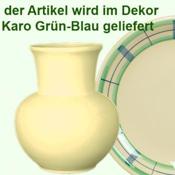 Vase Gr.IV 18 karo grün-blau