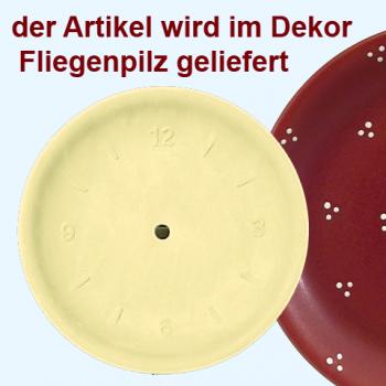 Wanduhr Fliegenpilz