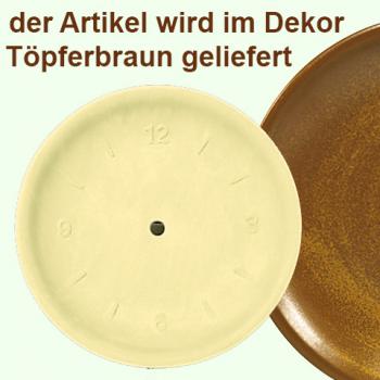 Wanduhr braun
