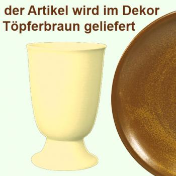 Weinbecher braun
