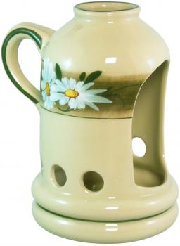 Windlicht Dekor Margueritenblume