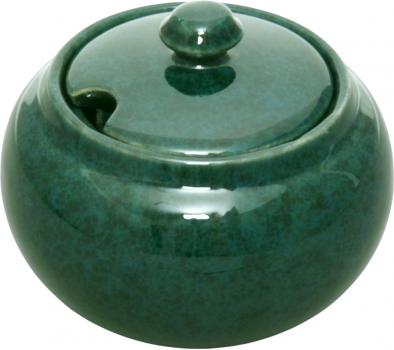 Zuckerdose grün Sprenkel