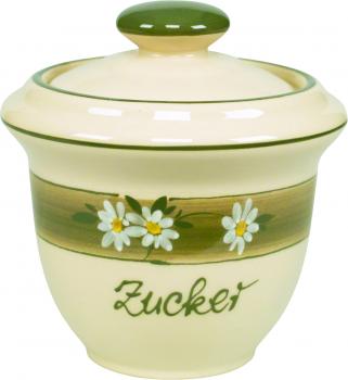 Zuckertopf Dekor Margueritenblume