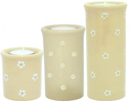 Leuchter Teelicht 11 Gänseblümchen
