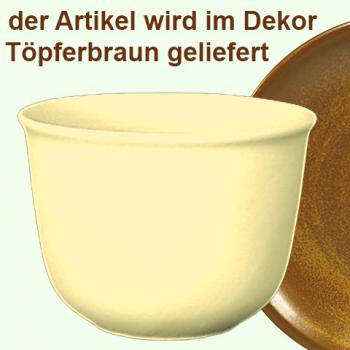 Übertopf 19 braun