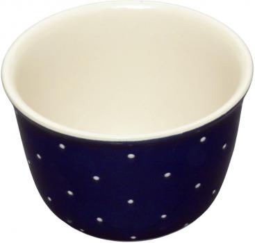 Übertopf 14 cm blau 3 Punkt