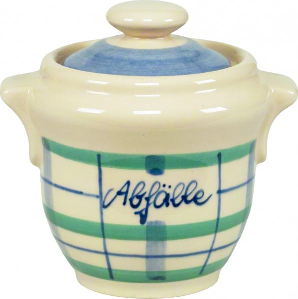 Abfälle karo grün-blau